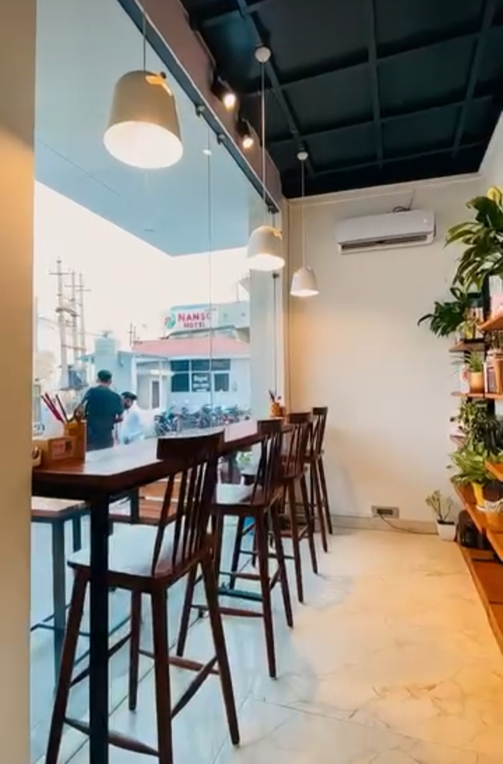 Cafe interior seating